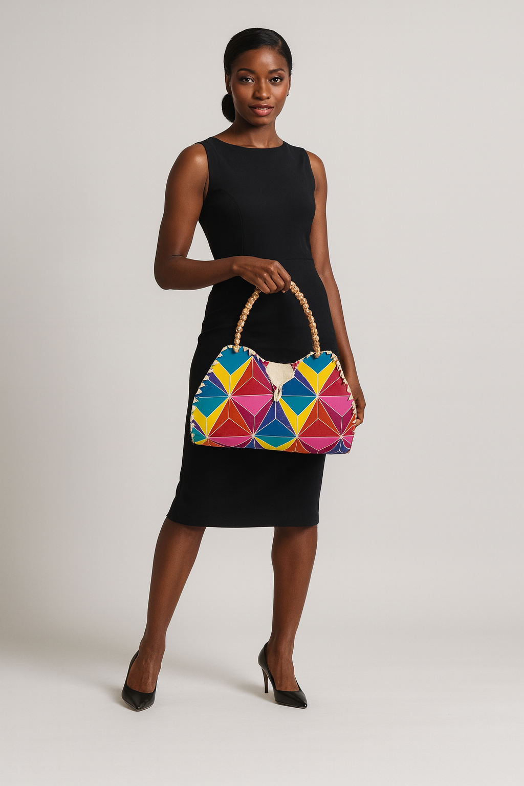 Village Cloth colorful handbag